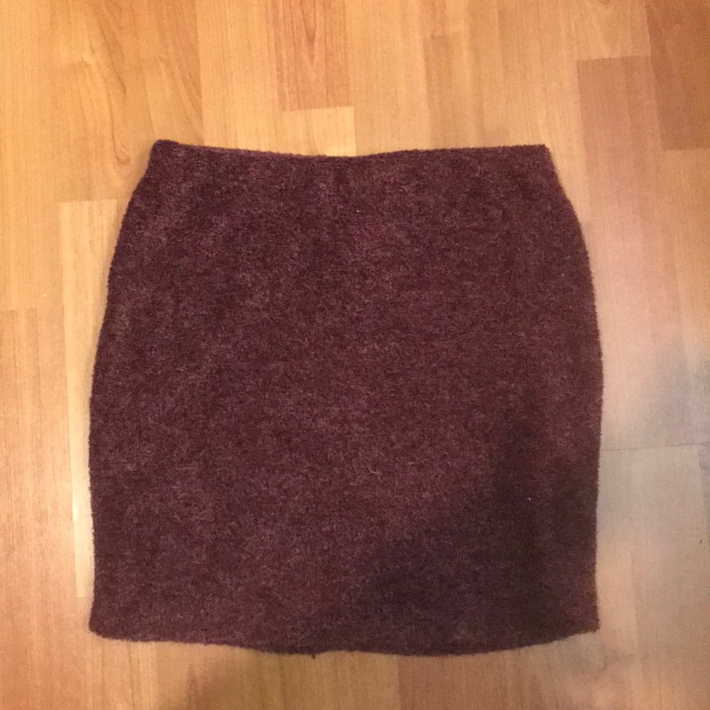 Maroon skirt